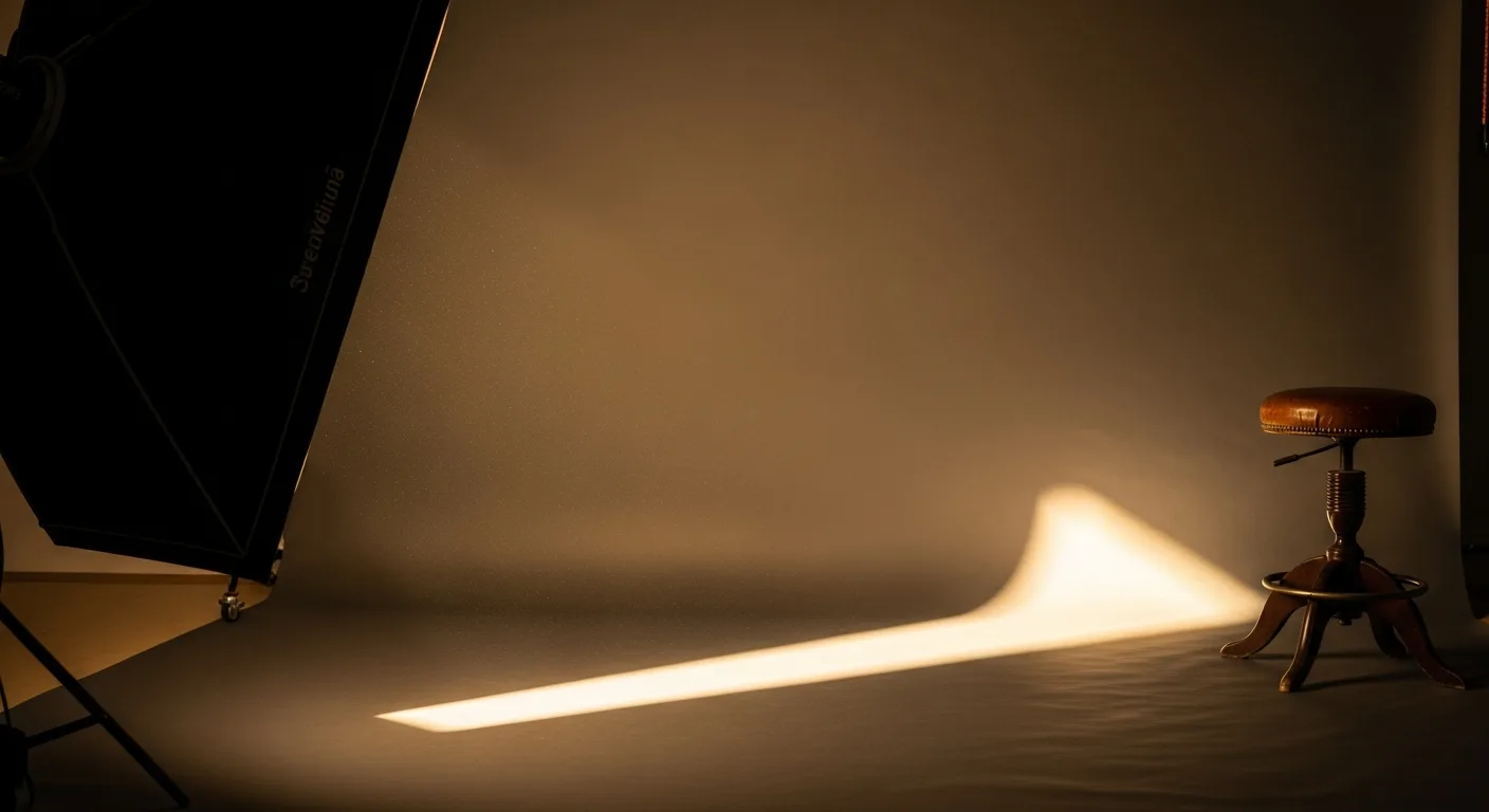 Esquema de luz de estudio para retratos de comunión en Sevilla — Fotografía Ruiz